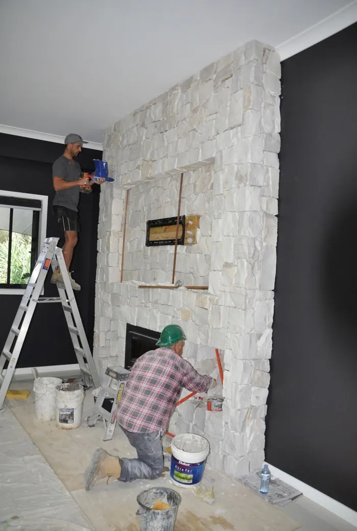All Stone & Pave stonemasons at work by All Stone & Pave