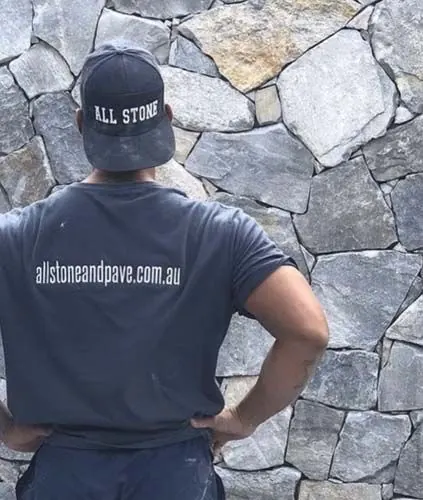 All Stone & Pave stonemasons at work by All Stone & Pave