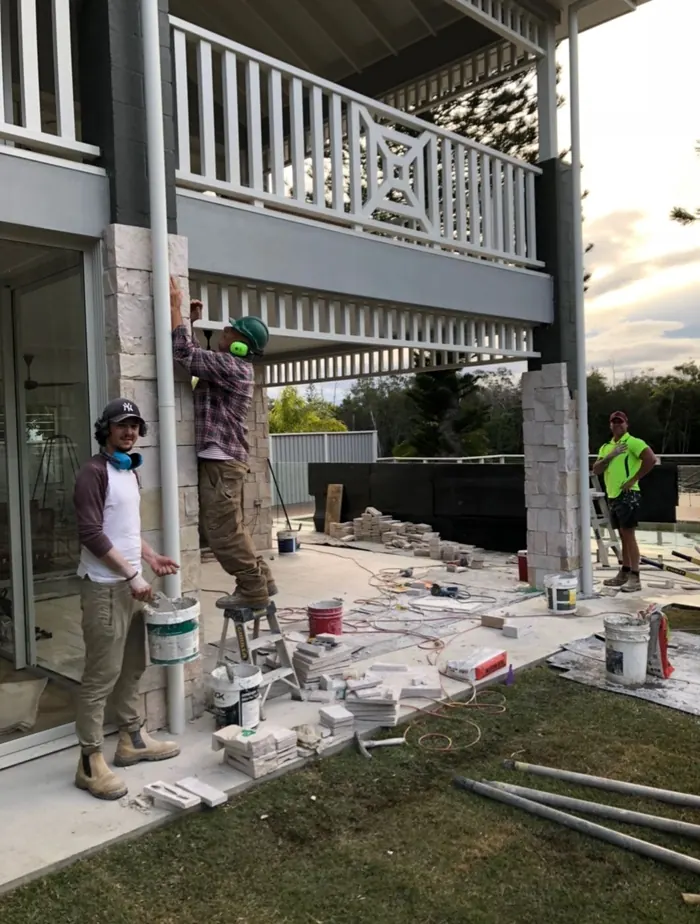 All Stone & Pave stonemasons at work by All Stone & Pave