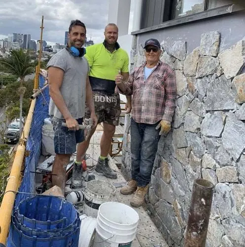 All Stone & Pave stonemasons at work by All Stone & Pave