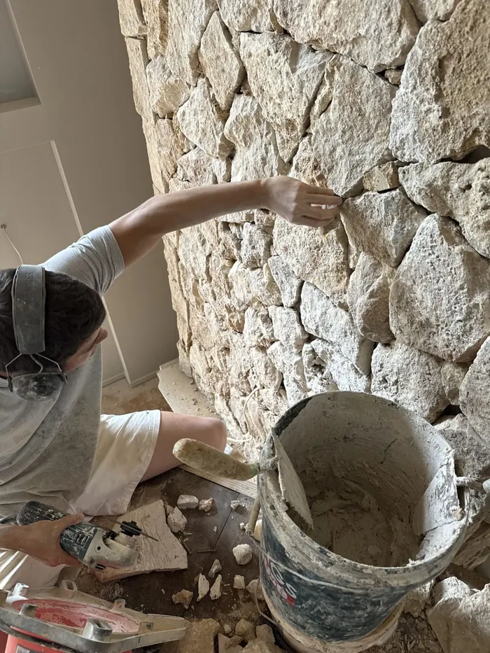 All Stone & Pave stonemasons at work by All Stone & Pave