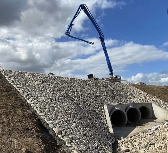 Stone Pitching completed by All Stone & Pave